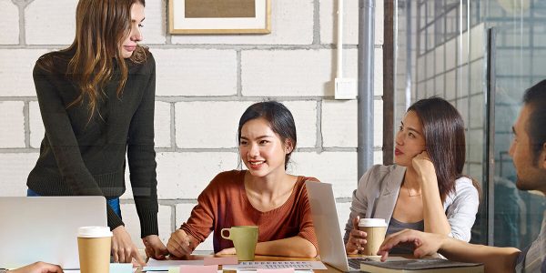 team of young asian and caucasian entrepreneurs meeting in office discussing business plan in office.; Shutterstock ID 771800695; Purchase Order: 4503738000; Job: ; Client/Licensee: Global Brand; Other: